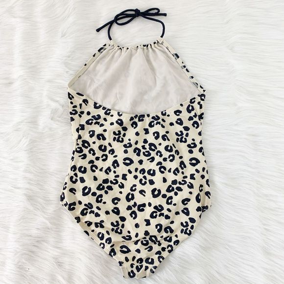 Gap Kids Cheetah Pattern Halter One Piece Suit LP - Picture 4 of 7